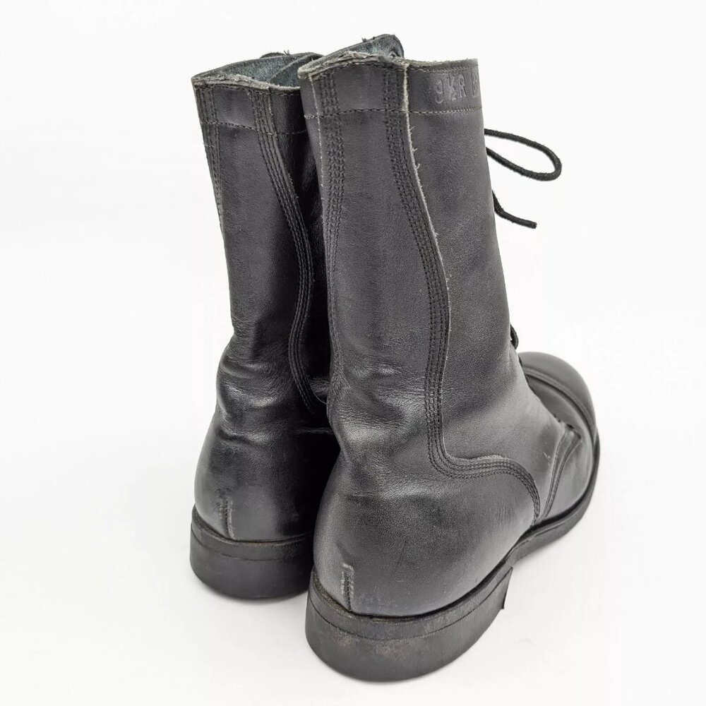 Vintage 1983 / 75 Black Combat Boot Size 9 1/2 9.5 Steel Toe 1-90 Army Military - Picture 5 of 10